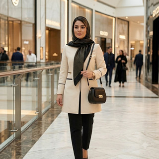 کیف دوشی زنانه بزرگمهر کد 521