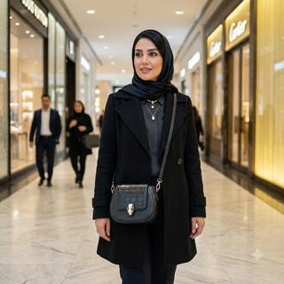 کیف دوشی زنانه بزرگمهر کد 522