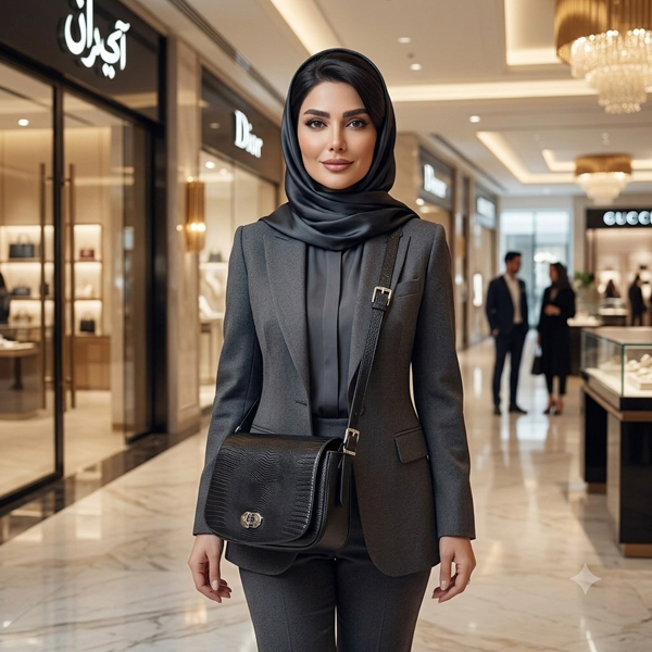 کیف دوشی زنانه مجلسی مدل الماس